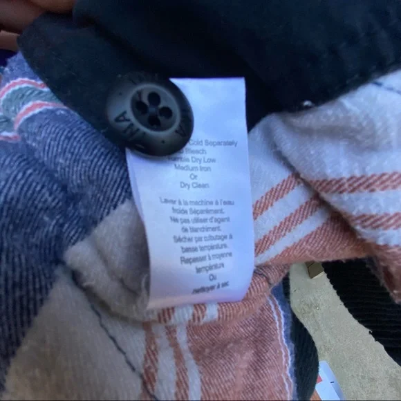 ✨TNA ARTIZIA BOMBER FLANNEL LINED WINTER JACKET WITH DETACHABLE HOOD XS - Picture 10 of 15